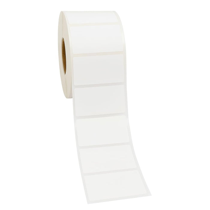 WIZE PRIME Barcode Labels – 50mm x 30mm White Self-Adhesive Stickers for Printing