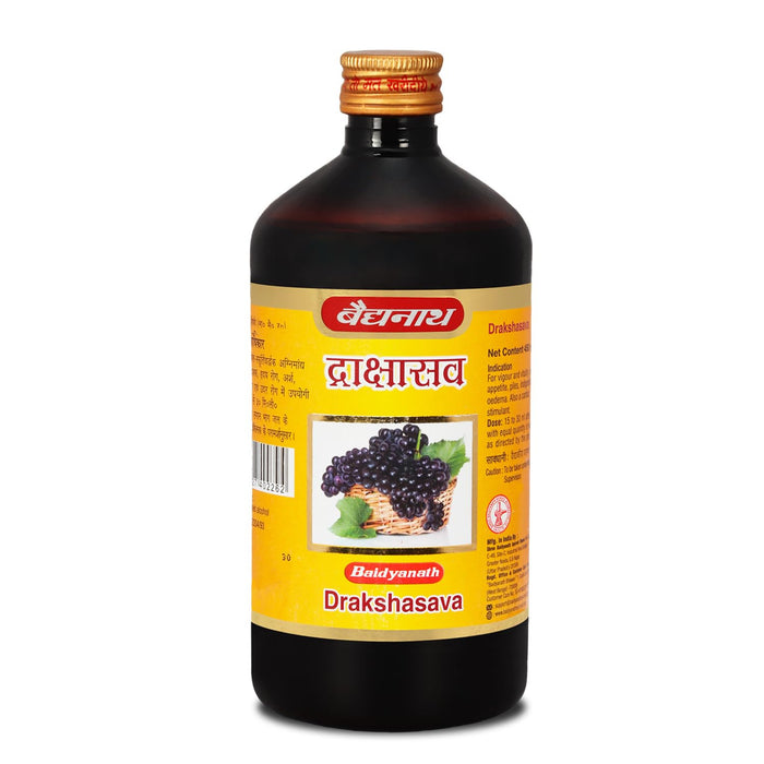 Baidyanath Ayurved Drakshasava 450ml Herbal Supplement