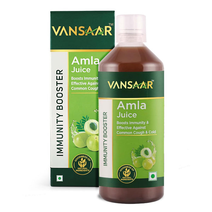 VANSAAR Cold Pressed Amla Juice - 100% Raw, Boosts Immunity