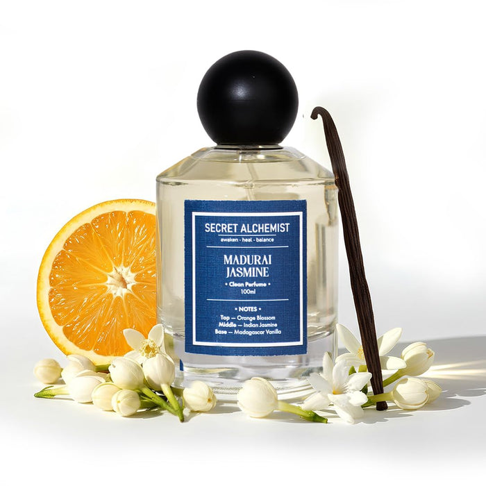 Secret Alchemist Madurai Jasmine Eau de Parfum | Long Lasting Clean Fragrance