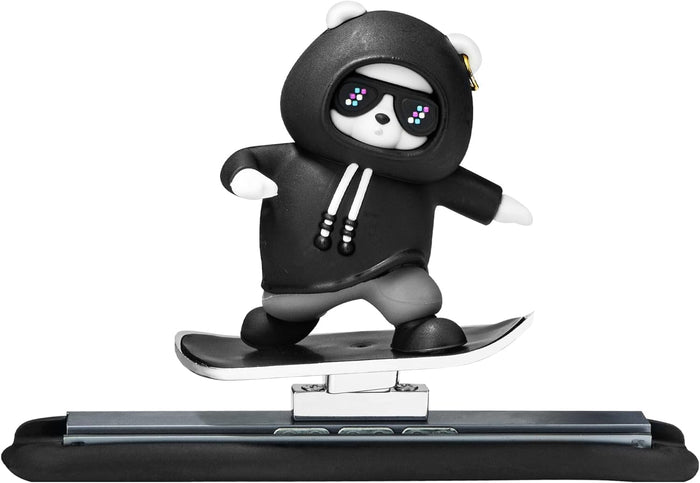 REWOP Sliding Panda Dashboard Figurine – Auto Motion Car Decor
