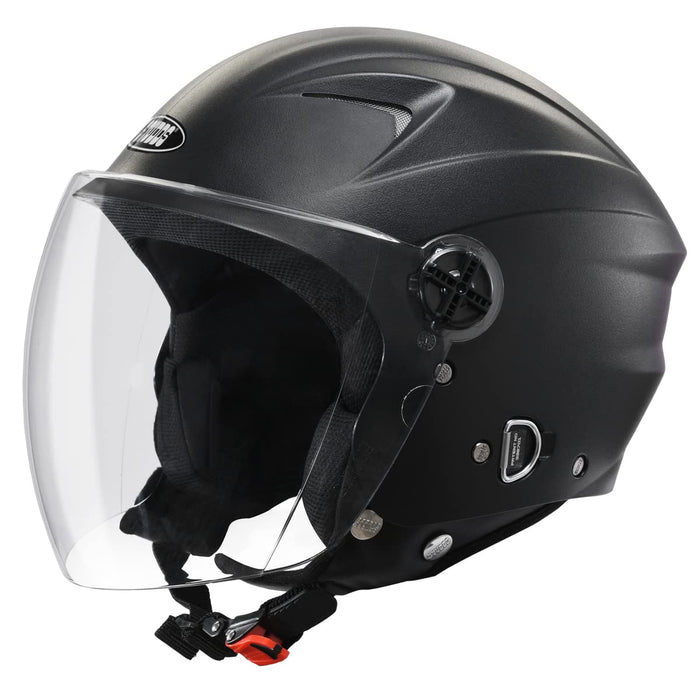 Studds RAY ISI Open Face Helmet | ABS Shell, Quick Release