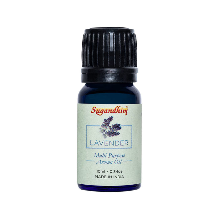 Sugandhim Lavender Aroma Oil: 10ml Natural, Multipurpose, Chemical-Free