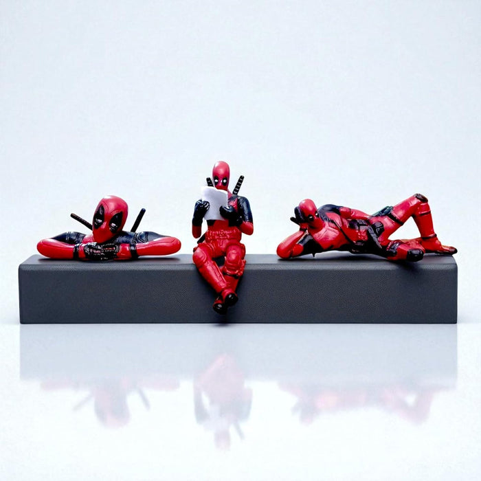 VRB Dec Dashboard Figurines & Idols Set - 3 Miniature Car Decor Accessories