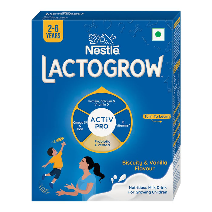 Nestle LACTOGROW Nutritious Milk Drink Powder for Kids 2-6 Years