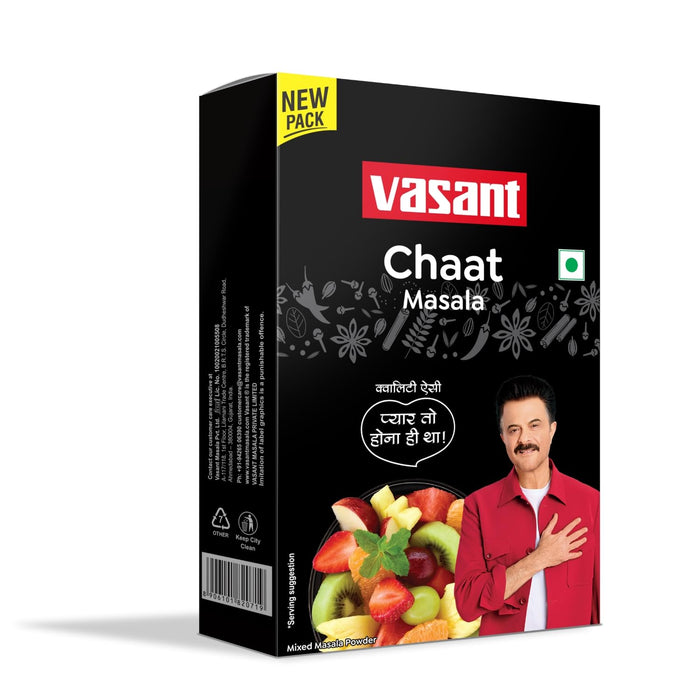 VASANT Chaat Masala Powder | Tangy Indian Spice for Fruits & Snacks