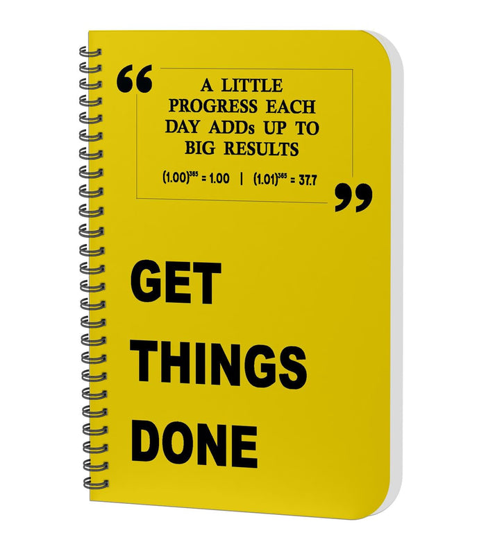 AccuPrints A5 Daily Planner Undated - 3 Month Goal & Wellness Tracker