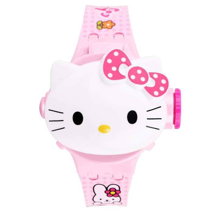 Matrix Kids Watch with 6 Cartoon Projector, Pink Digital Watch