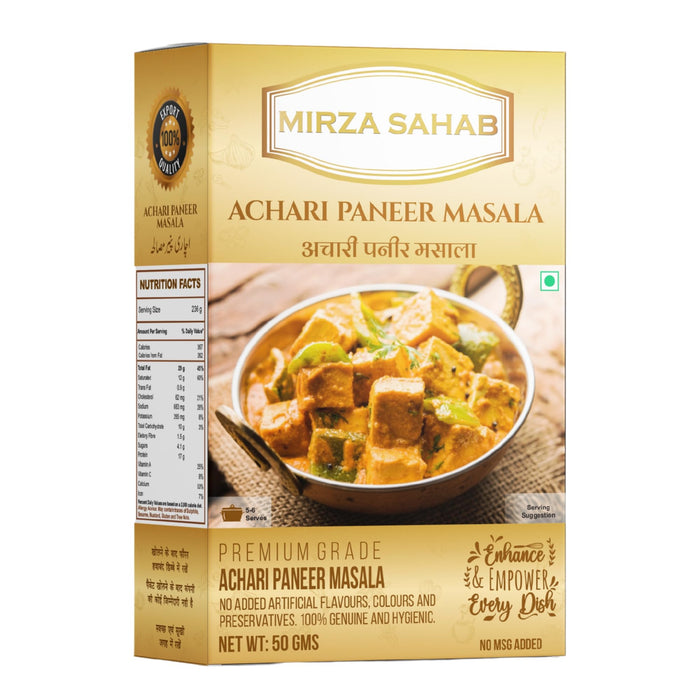 Mirza Sahab Achari Paneer Masala | Authentic Indian Spice Blend