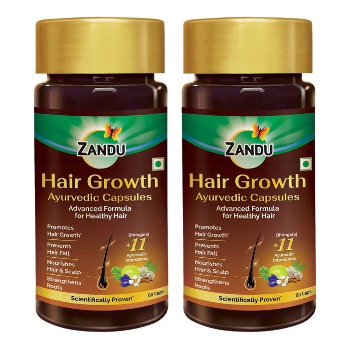 Zandu Hair Growth Ayurvedic Capsule for Adults