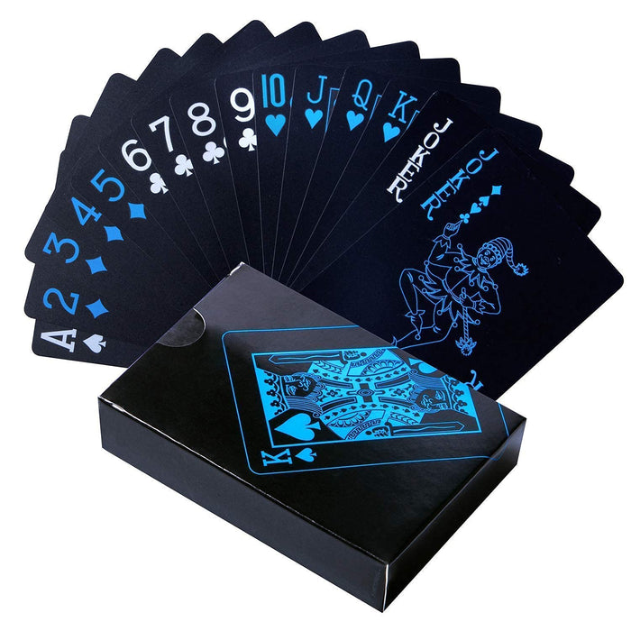 ZSOEX 54-Piece Waterproof Plastic Playing Cards for Adults