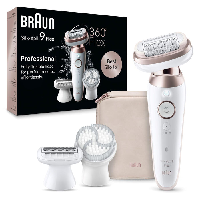 Braun Silk-Epil 9 Flex Epilator for Women with Flexible Head