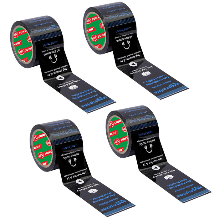 AIPL Pack of 4 Self-Adhesive Packaging Tape 65m x 72mm