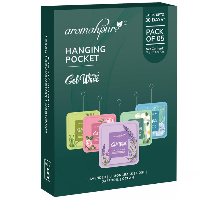 Aromahpure Gel Wave Air Freshener Set of 5