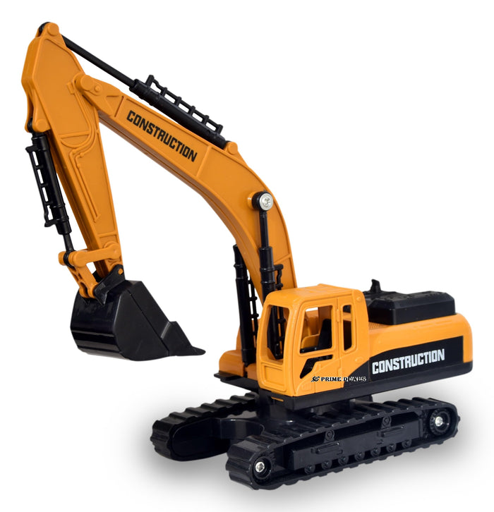 PRIME DEALS Excavator Toy Vehicle for Kids - Yellow