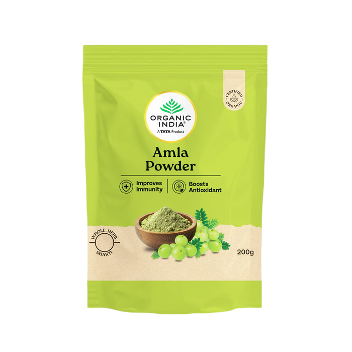 ORGANIC INDIA Amla Powder - 200g, Boosts Immunity & Digestion