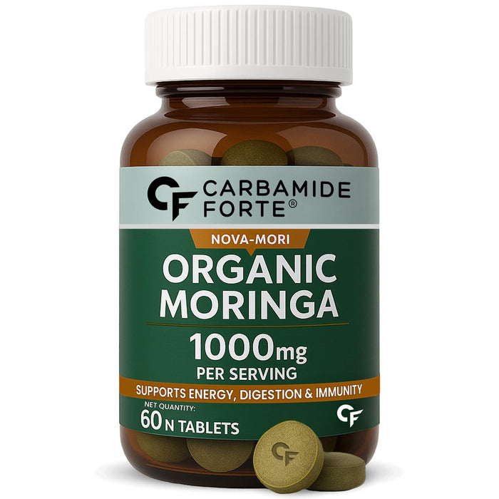 Carbamide Forte Organic Moringa Tablets 1000mg | Immunity & Energy