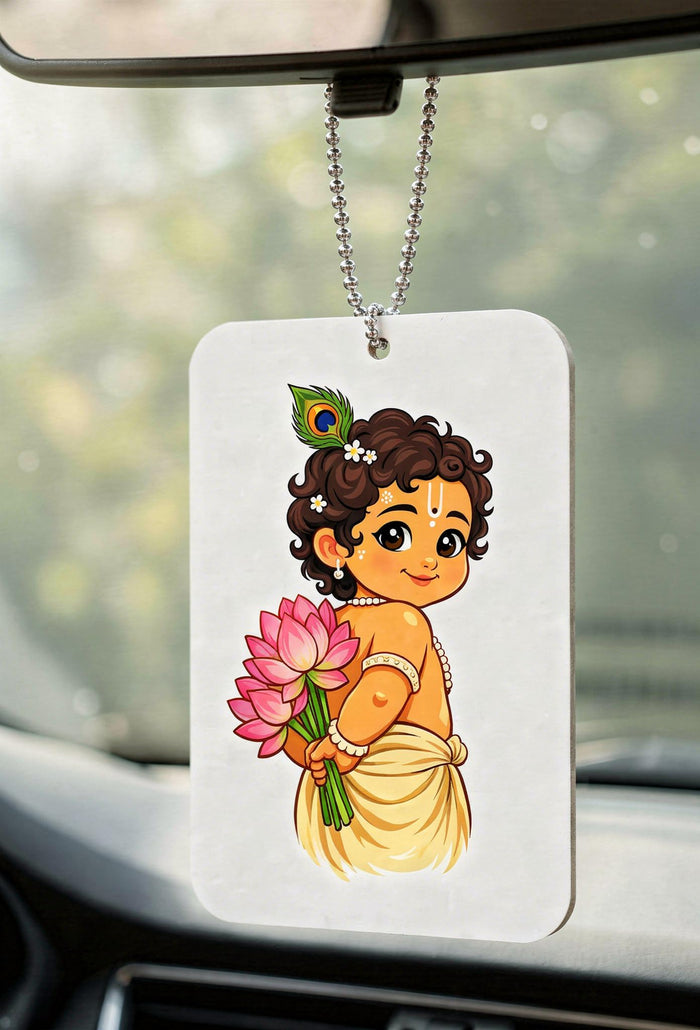 MADE WID LOVE Hindu God Car Rearview Mirror Hanging Ornament