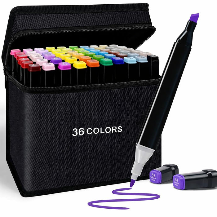 PB Prime Brands Dual Tip Art Markers Set - 36 Color