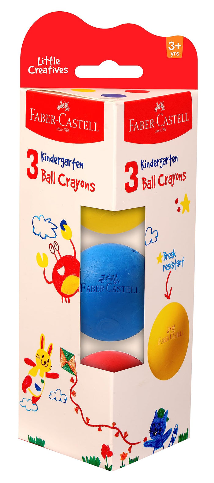 Faber-Castell Kindergarten Ball Crayons for Toddlers