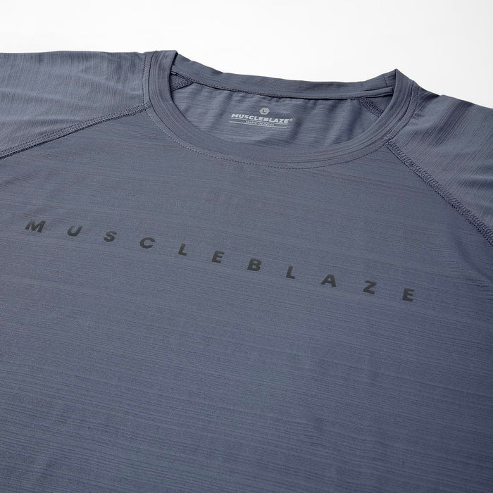 MuscleBlaze Men's Dry Fit T-Shirt for Gym & Sports